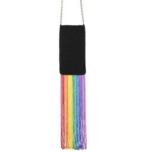 New crossbody by Sam Edelman with chain/colored sequin fringes